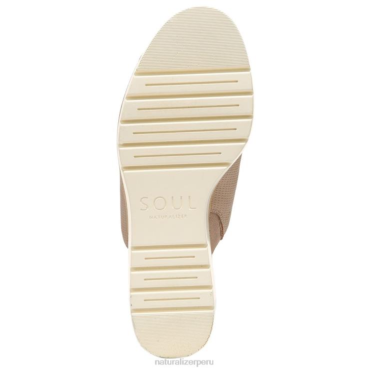 mujer Naturalizer sintético topo claro sandalias con cuña soul goodtimes RTZ4T545