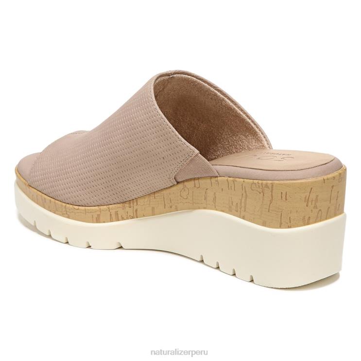 mujer Naturalizer sintético topo claro sandalias con cuña soul goodtimes RTZ4T545