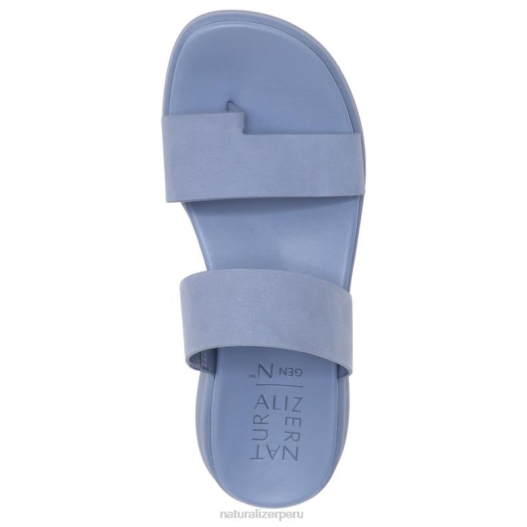 mujer Naturalizer cuero azul sandalia gen n drift 2 RTZ4T30