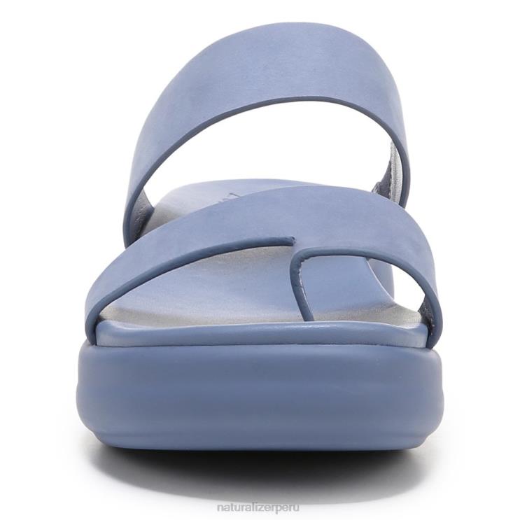 mujer Naturalizer cuero azul sandalia gen n drift 2 RTZ4T30