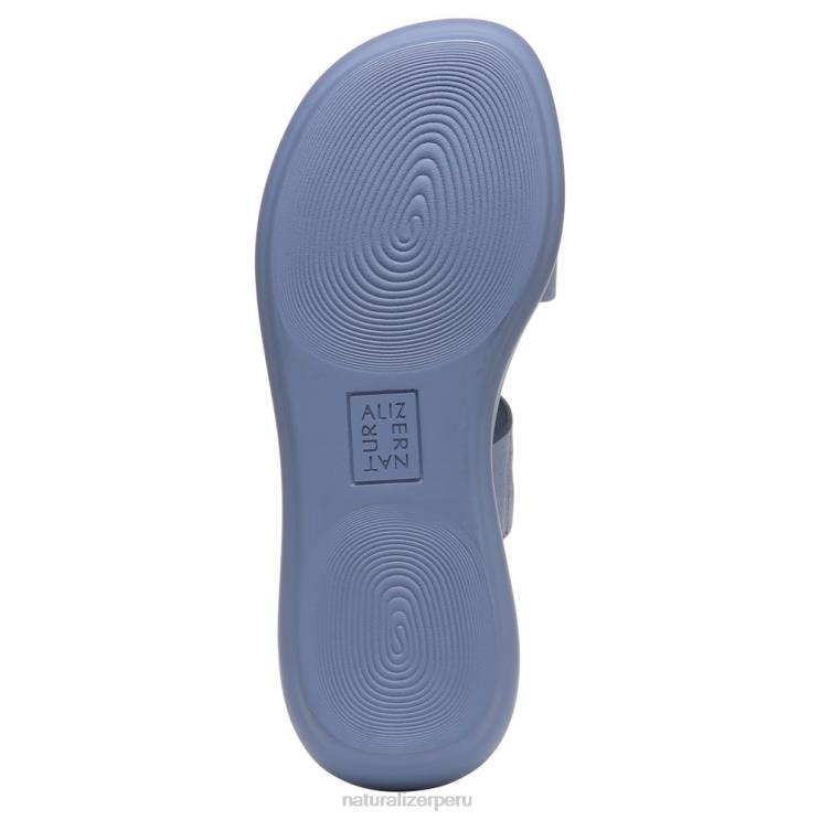 mujer Naturalizer cuero azul sandalia gen n drift 2 RTZ4T30