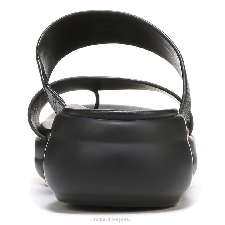 mujer Naturalizer cuero negro sandalia gen n drift 2 RTZ4T29