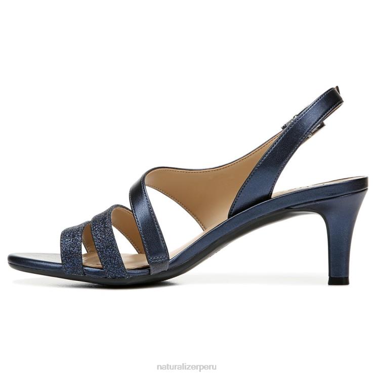mujer Naturalizer Sintético azul marino metalizado sandalia de vestir taimi RTZ4T507