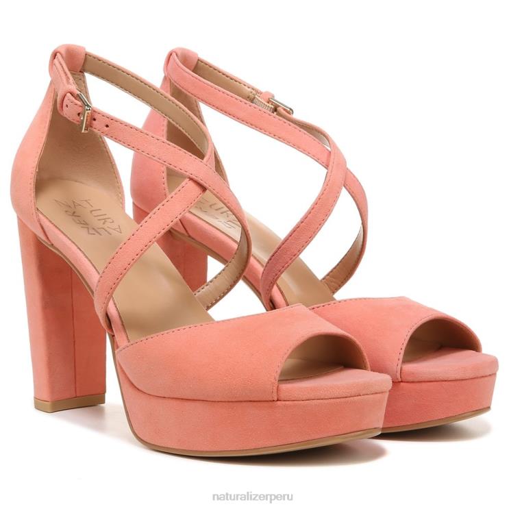 mujer Naturalizer ante coral sandalia de vestir melody RTZ4T100