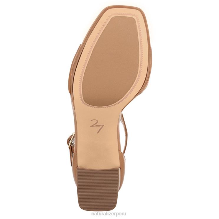 mujer Naturalizer café de cuero sandalia de vestir 27 edit jae RTZ4T677