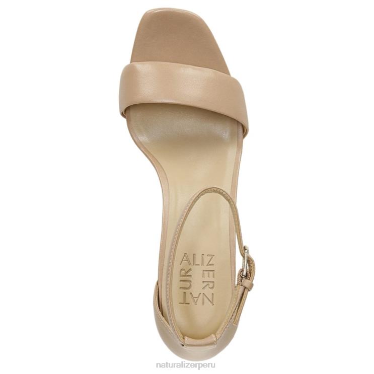 mujer Naturalizer crema brulée de cuero sandalia de vestir alegría RTZ4T68