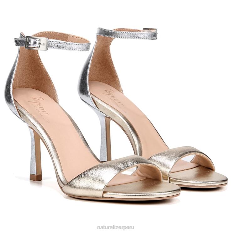 mujer Naturalizer cuero champán Sandalia vestir violeta 27 edit RTZ4T140