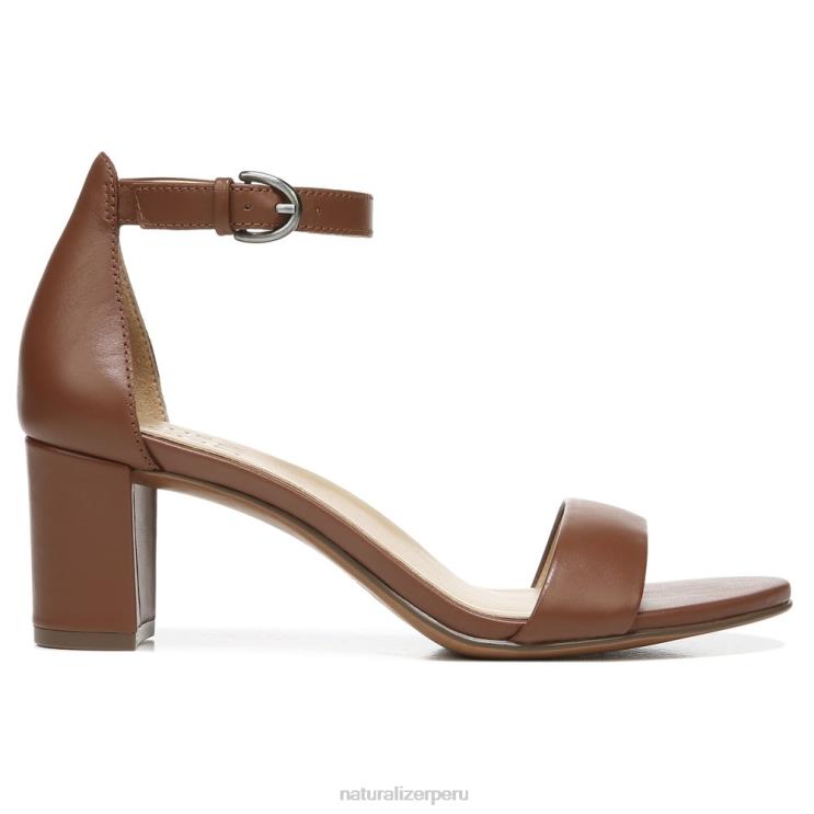 mujer Naturalizer cuero de nuez moscada sandalia de vestir vera RTZ4T1