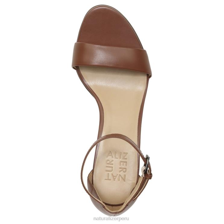 mujer Naturalizer cuero de nuez moscada sandalia de vestir vera RTZ4T1