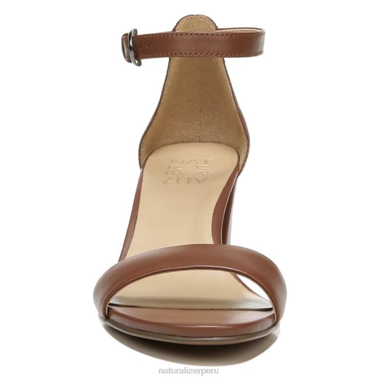 mujer Naturalizer cuero de nuez moscada sandalia de vestir vera RTZ4T1