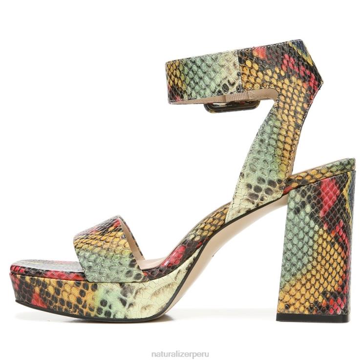 mujer Naturalizer cuero de serpiente múltiple sandalia de vestir jaselle 27 edit RTZ4T212