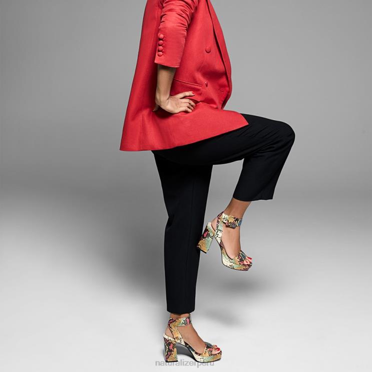 mujer Naturalizer cuero de serpiente múltiple sandalia de vestir jaselle 27 edit RTZ4T212