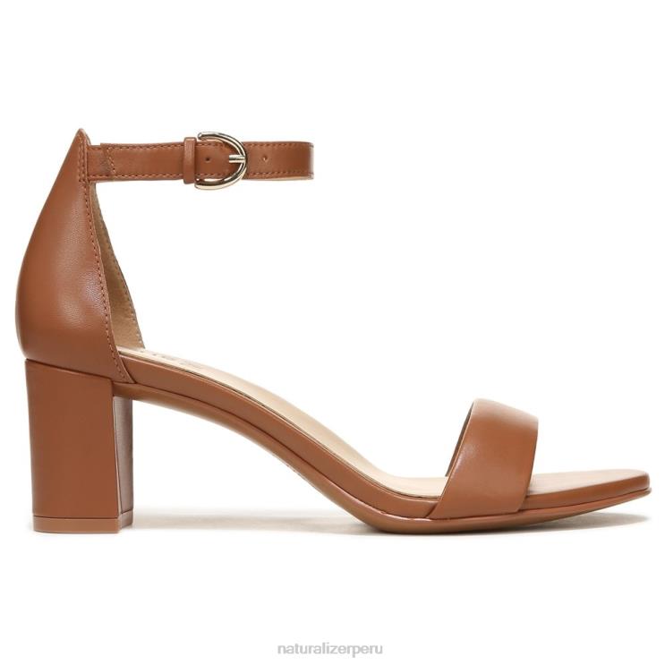 mujer Naturalizer cuero de té inglés sandalia de vestir vera RTZ4T8