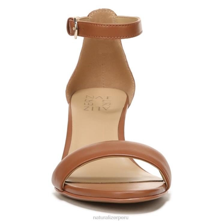 mujer Naturalizer cuero de té inglés sandalia de vestir vera RTZ4T8