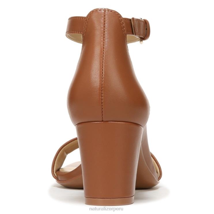 mujer Naturalizer cuero de té inglés sandalia de vestir vera RTZ4T8