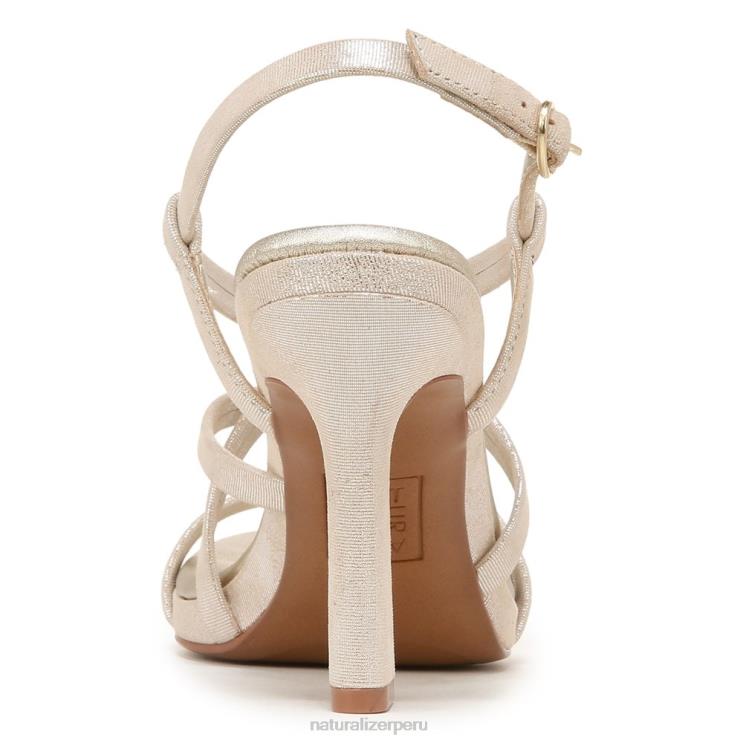 mujer Naturalizer cuero dorado claro sandalia de vestir luisa RTZ4T227