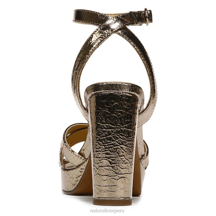 mujer Naturalizer cuero marron luna sandalia de vestir mallory RTZ4T495