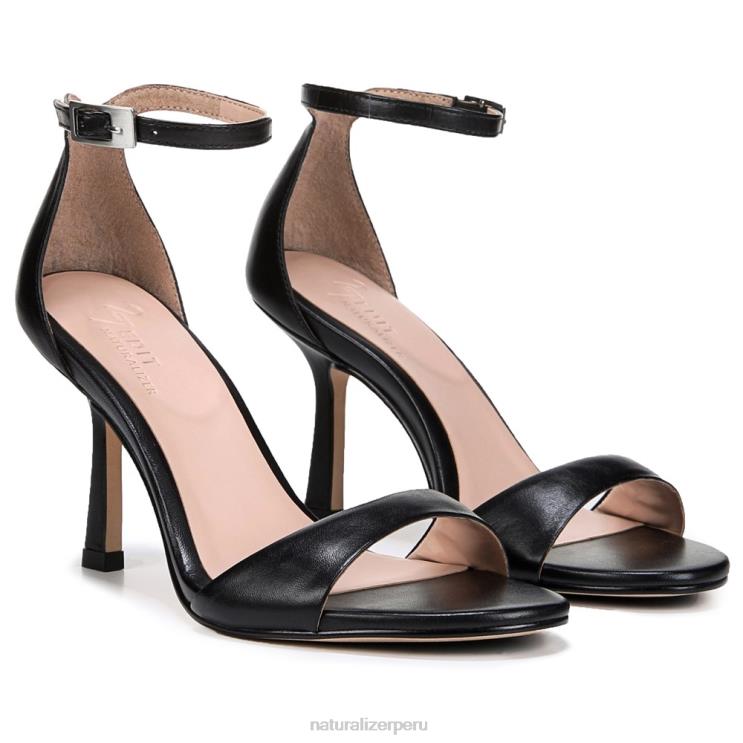 mujer Naturalizer cuero negro Sandalia vestir violeta 27 edit RTZ4T139