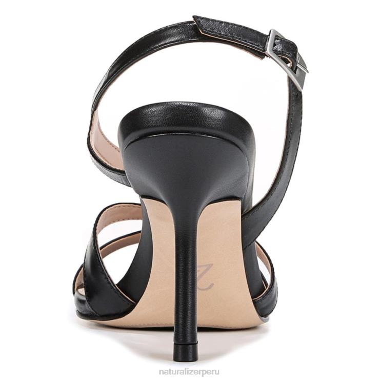 mujer Naturalizer cuero negro sandalia de vestir vanity 27 edit RTZ4T584