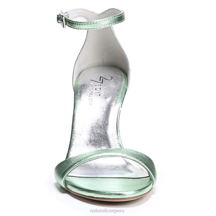 mujer Naturalizer cuero verde nenúfar Sandalia vestir violeta 27 edit RTZ4T142