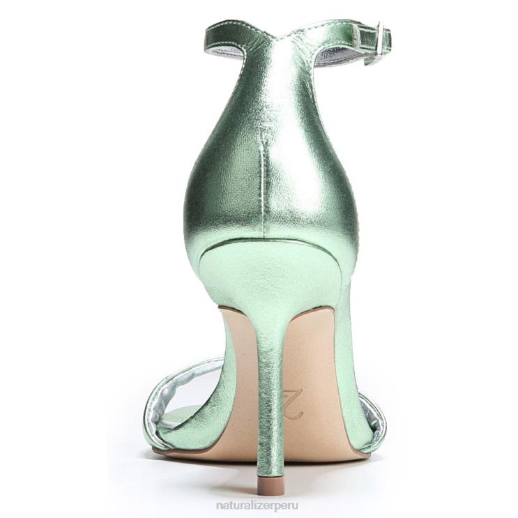 mujer Naturalizer cuero verde nenúfar Sandalia vestir violeta 27 edit RTZ4T142