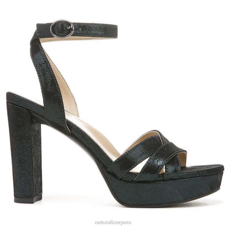 mujer Naturalizer cuero verde trébol de medianoche sandalia de vestir mallory RTZ4T496