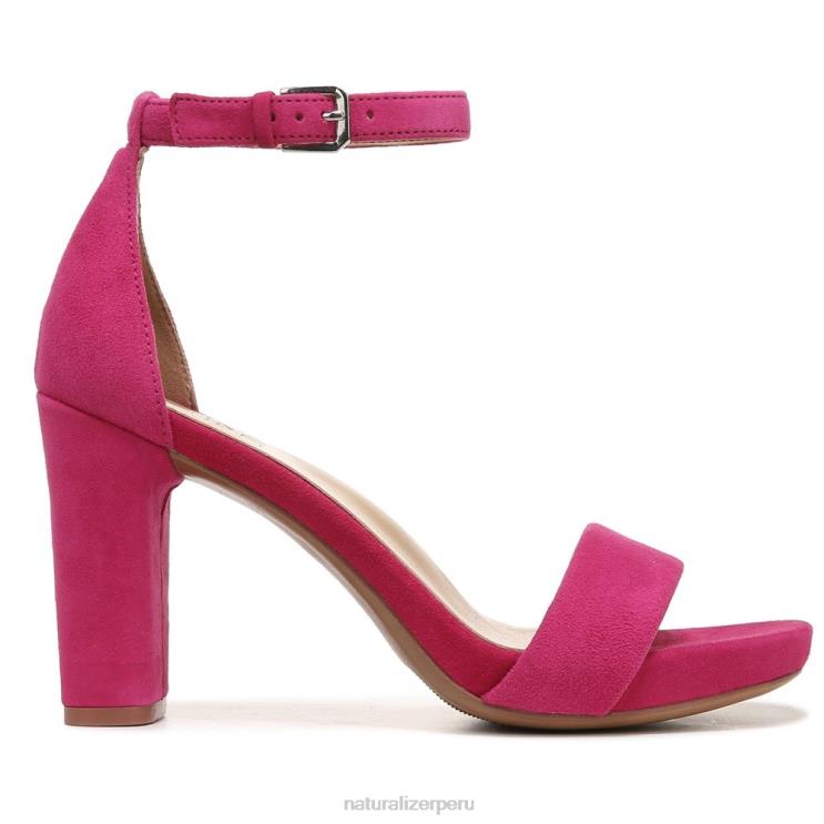 mujer Naturalizer gamuza de bayas sandalia de vestir alegría RTZ4T71