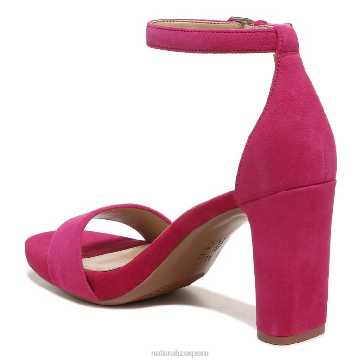 mujer Naturalizer gamuza de bayas sandalia de vestir alegría RTZ4T71