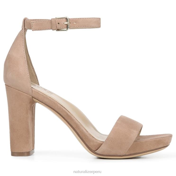 mujer Naturalizer gamuza de jengibre sandalia de vestir alegría RTZ4T67