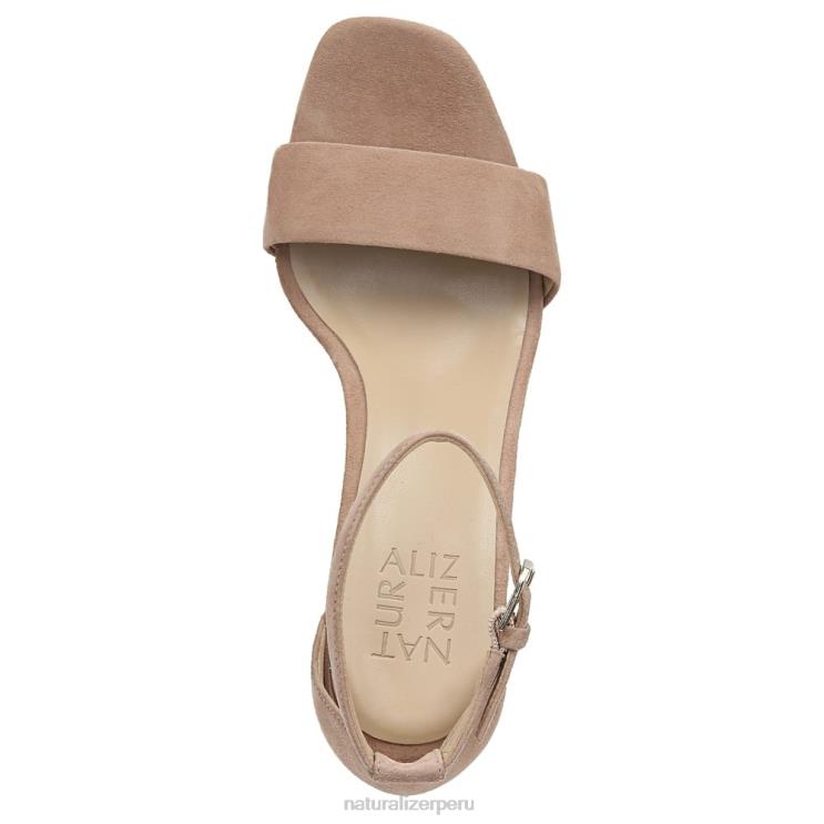 mujer Naturalizer gamuza de jengibre sandalia de vestir alegría RTZ4T67