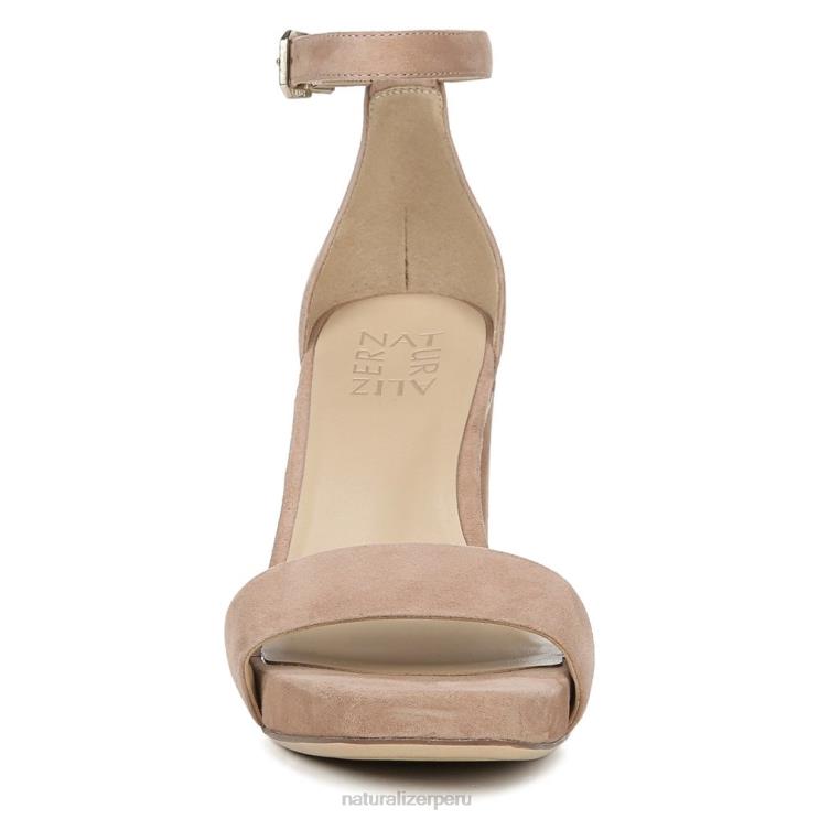 mujer Naturalizer gamuza de jengibre sandalia de vestir alegría RTZ4T67