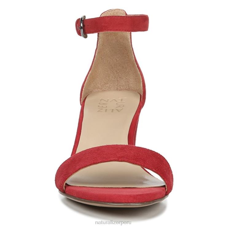 mujer Naturalizer gamuza de salsa picante sandalia de vestir vera RTZ4T19