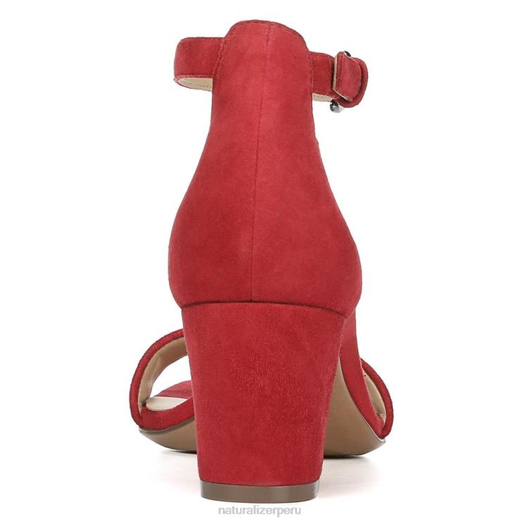 mujer Naturalizer gamuza de salsa picante sandalia de vestir vera RTZ4T19