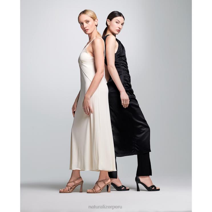 mujer Naturalizer piel de champán suave sandalia de vestir lizbeth RTZ4T219