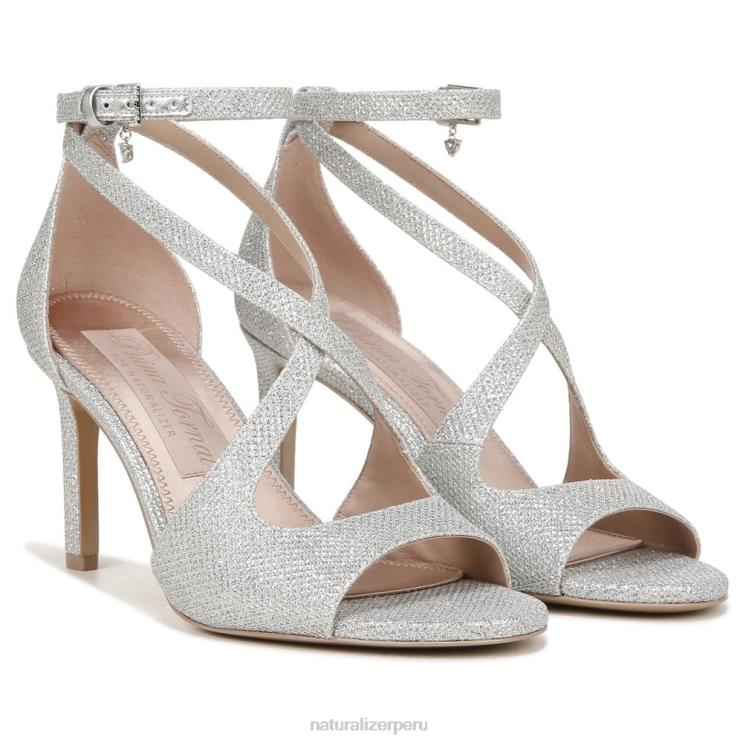 mujer Naturalizer plata sandalia de vestir amor 2 RTZ4T321