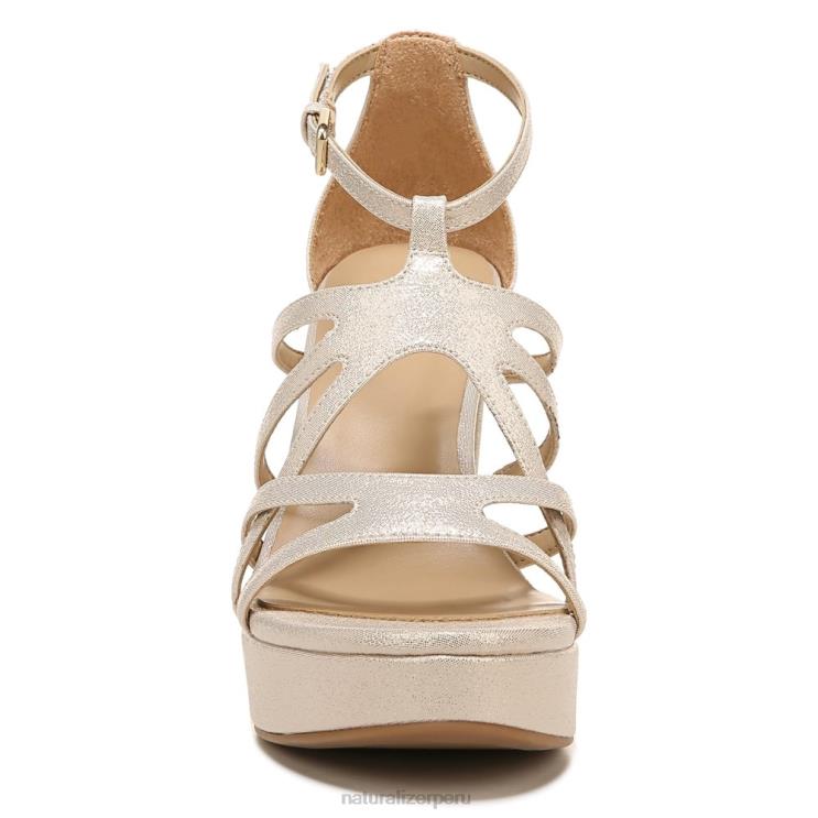 mujer Naturalizer sintético dorado claro sandalia de vestir neón RTZ4T563