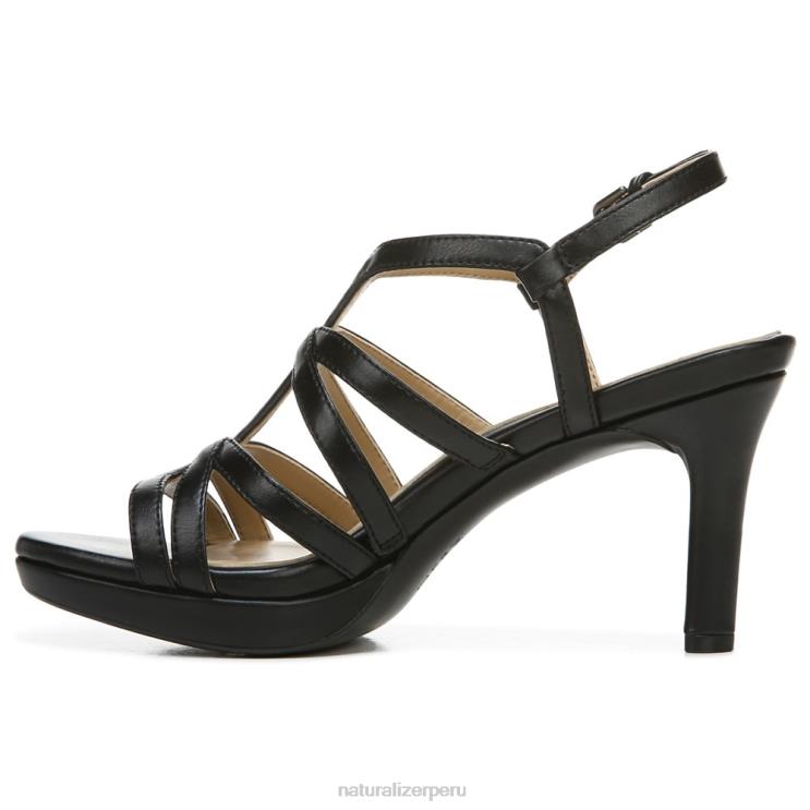 mujer Naturalizer sintético negro sandalia de vestir baylor RTZ4T582
