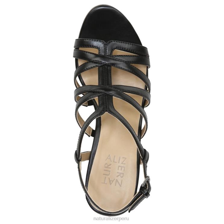 mujer Naturalizer sintético negro sandalia de vestir baylor RTZ4T582