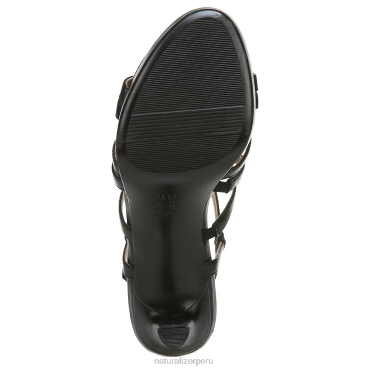 mujer Naturalizer sintético negro sandalia de vestir baylor RTZ4T582