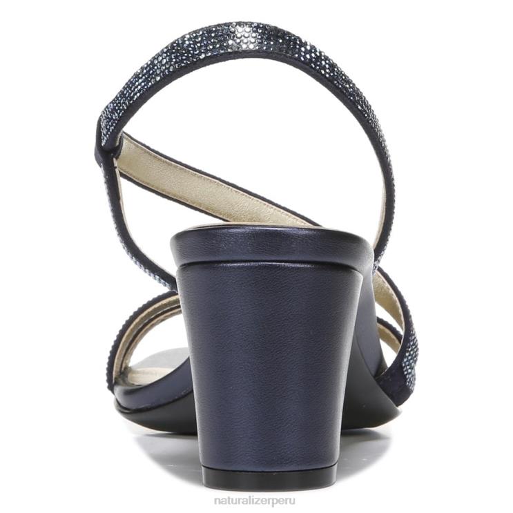mujer Naturalizer tela azul marino francés sandalia de vestir vanessa RTZ4T28