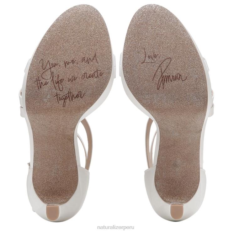 mujer Naturalizer tela blanca de seda sandalia de vestir love 2 RTZ4T323