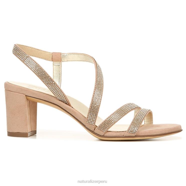 mujer Naturalizer tela crema brulée sandalia de vestir vanessa RTZ4T23