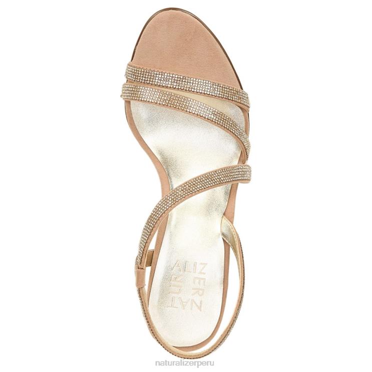 mujer Naturalizer tela crema brulée sandalia de vestir vanessa RTZ4T23