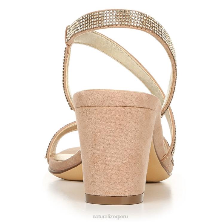 mujer Naturalizer tela crema brulée sandalia de vestir vanessa RTZ4T23