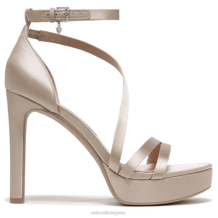 mujer Naturalizer tela de champán sandalia de vestir love 2 RTZ4T324