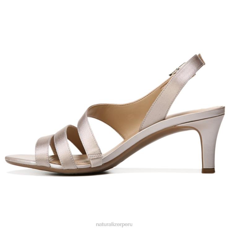 mujer Naturalizer tela de champán sandalia de vestir taimi RTZ4T505