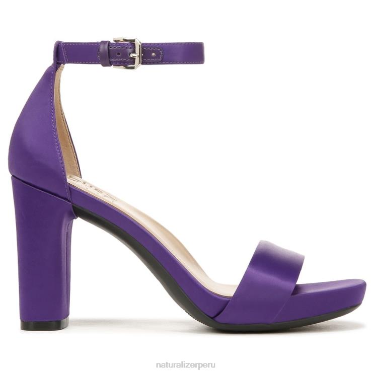 mujer Naturalizer tela morada sandalia de vestir alegría RTZ4T70
