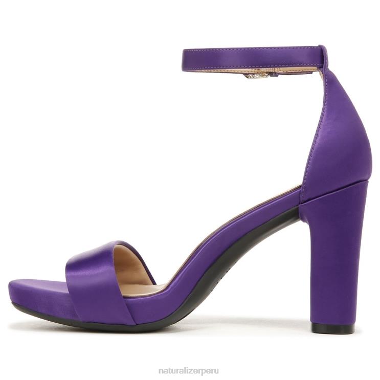 mujer Naturalizer tela morada sandalia de vestir alegría RTZ4T70