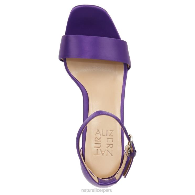 mujer Naturalizer tela morada sandalia de vestir alegría RTZ4T70