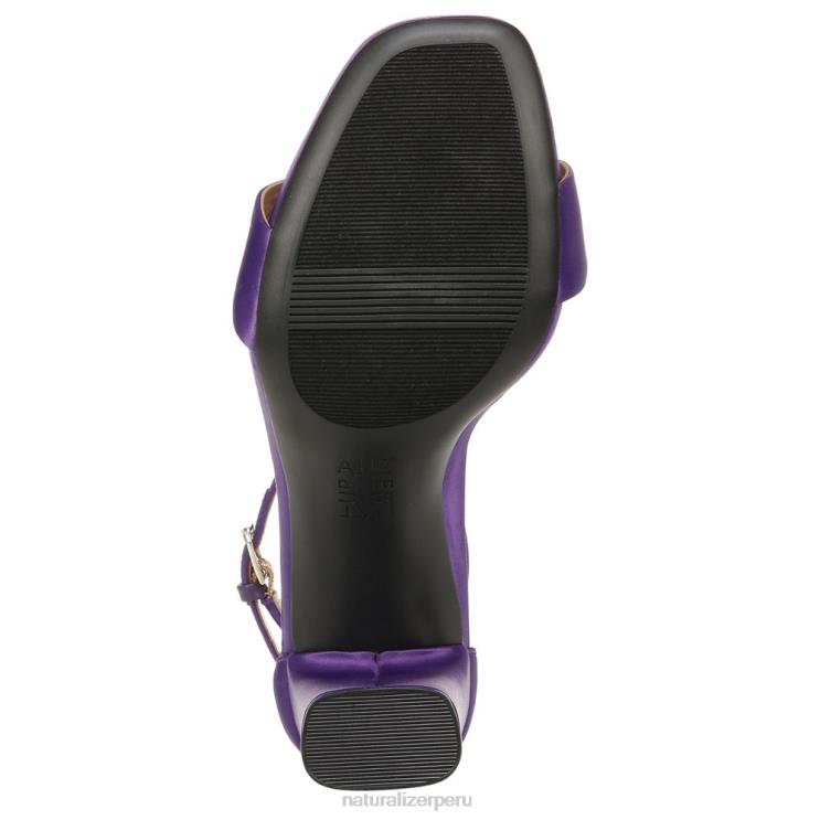mujer Naturalizer tela morada sandalia de vestir alegría RTZ4T70